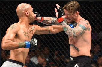 Mike Jackson (left) and CM Punk