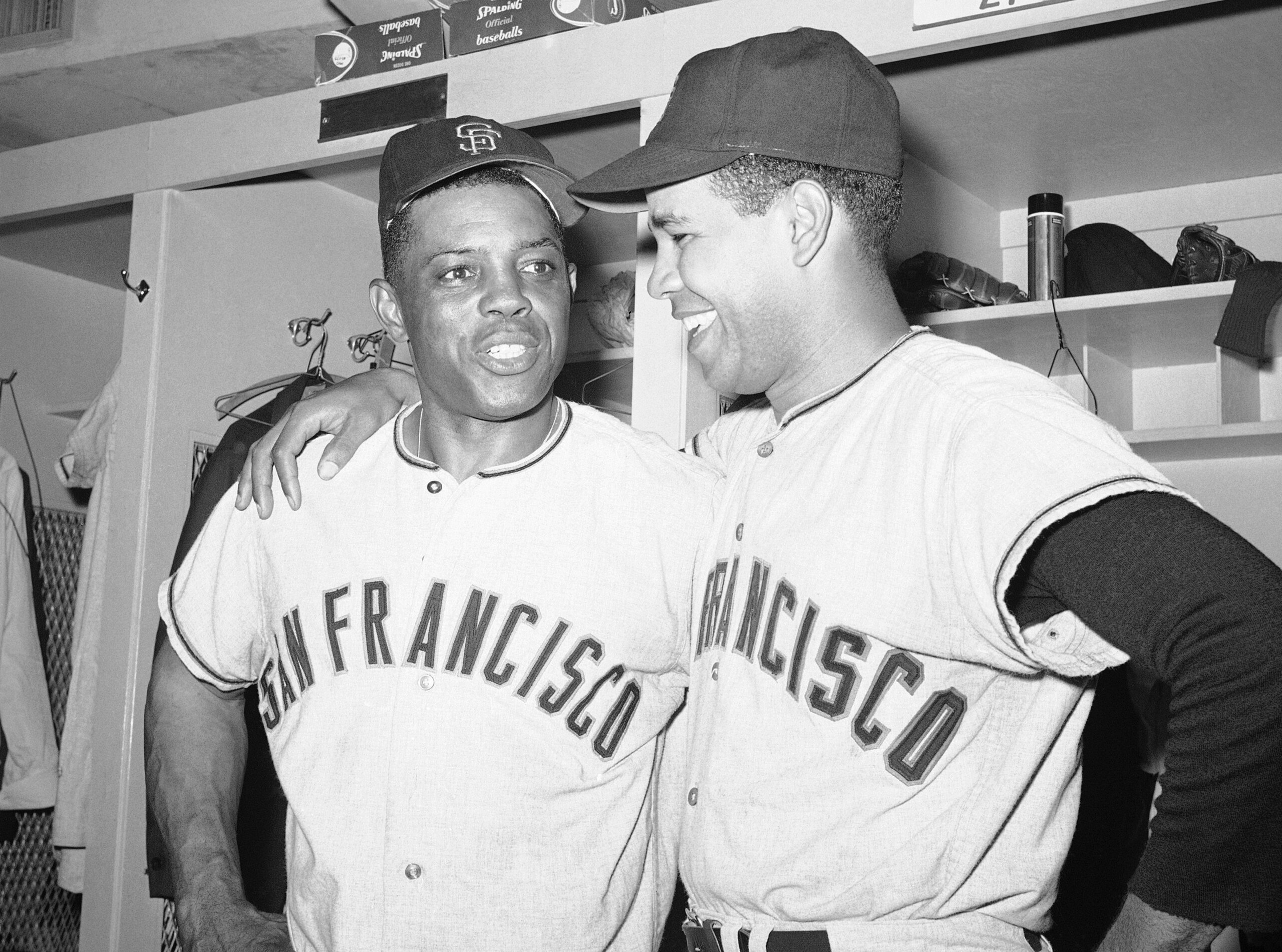 Willie Mays and Juan Marichal