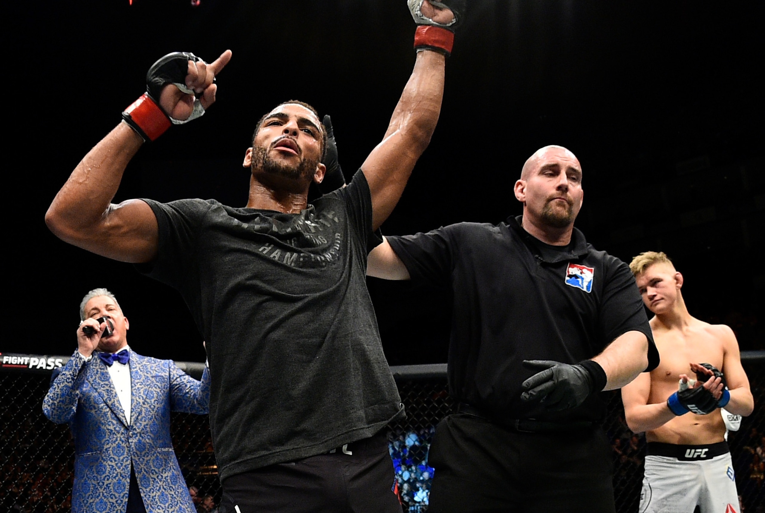 Danny Roberts can sling some heavy leather.