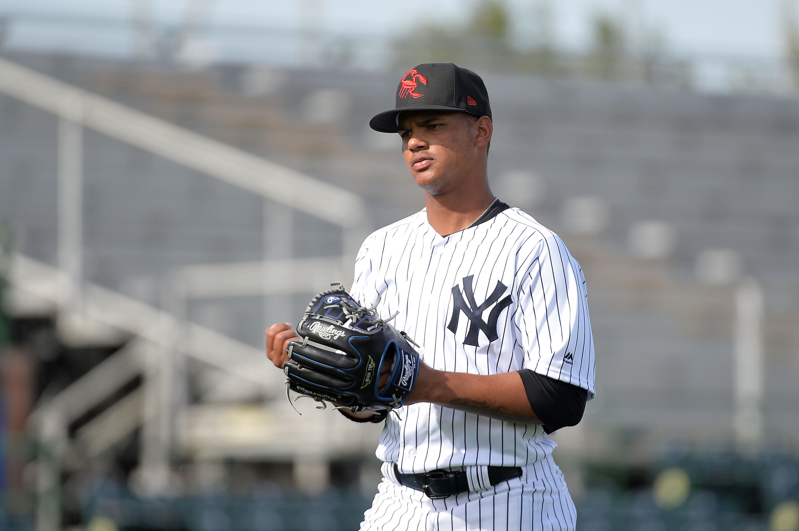 Albert Abreu is one of many pitching prospects the New York Yankees can trade for immediate rotation help.