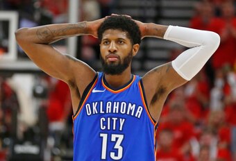 How did the Thunder have cap room for Paul George?