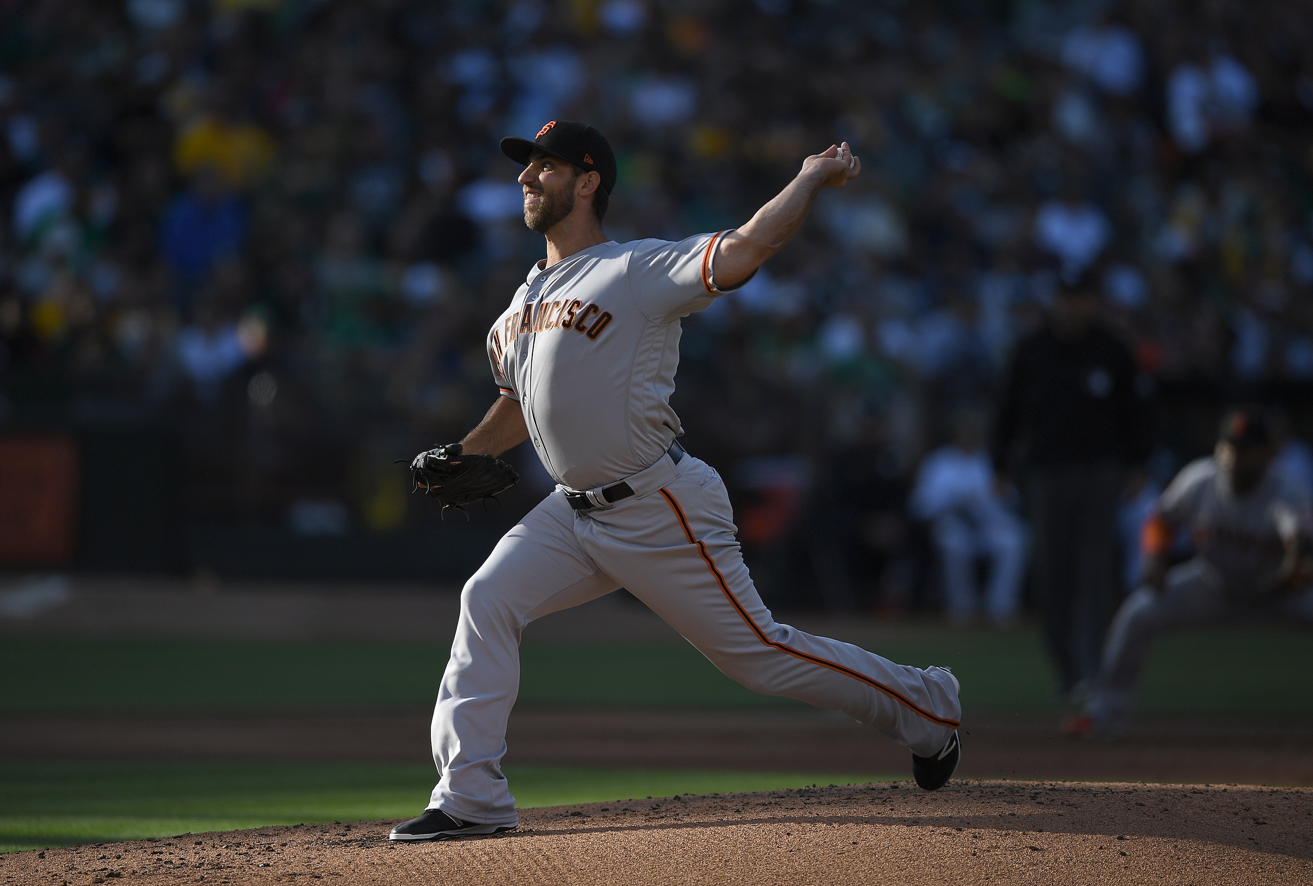 The San Francisco Giants reportedly still believe they're in the playoff mix and will not entertain offers for Madison Bumgarner.