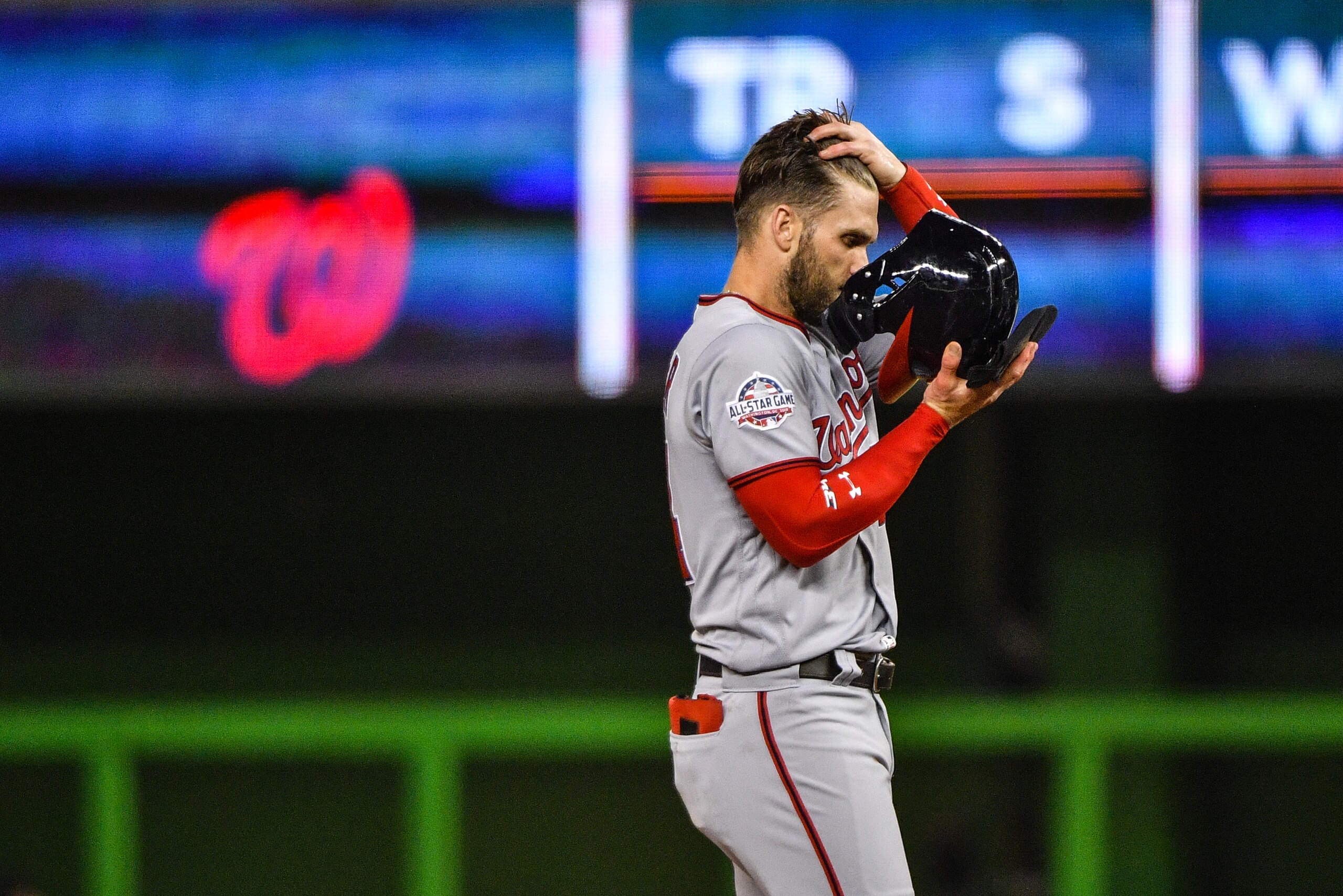 The Nationals and Cleveland Indians have had discussions about Bryce Harper.