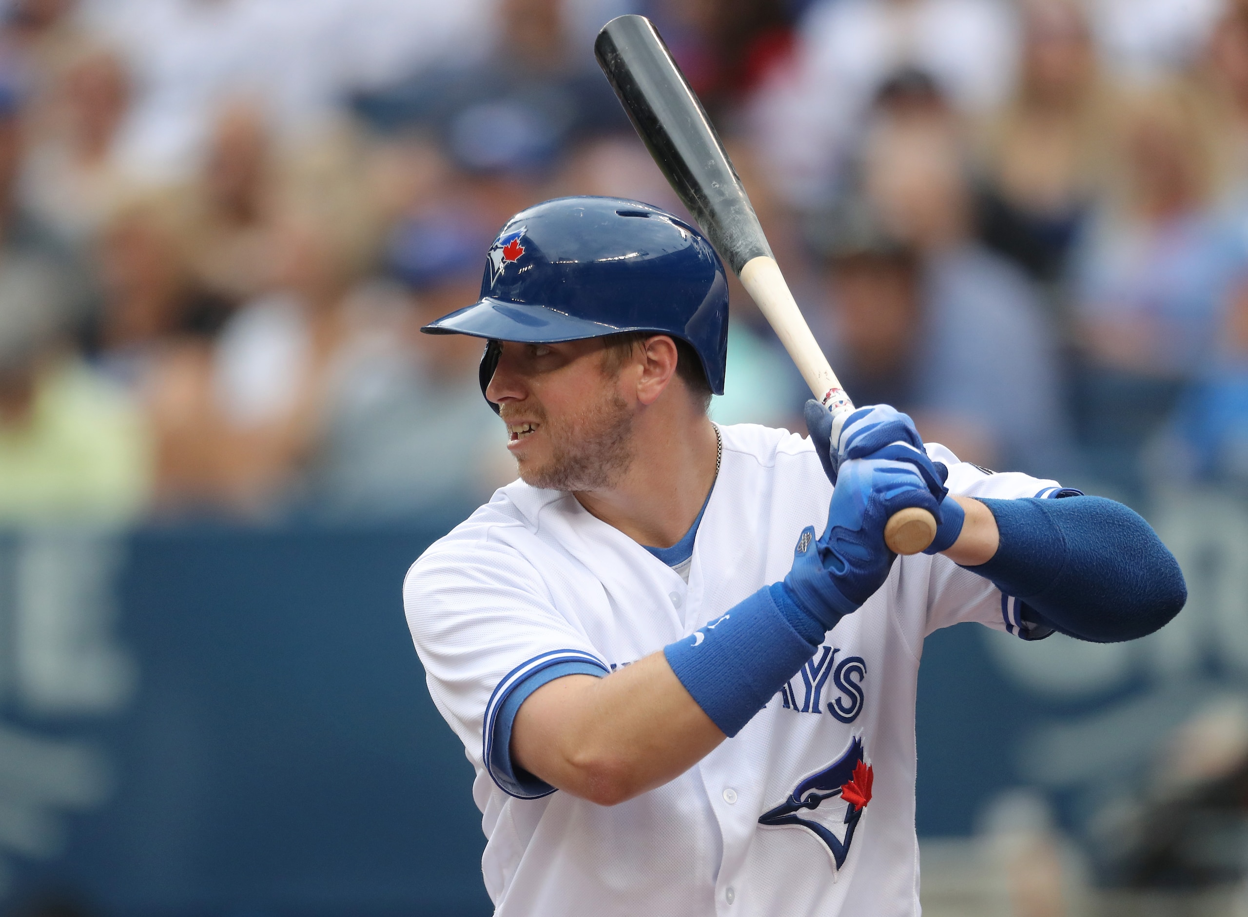 Justin Smoak has one more year remaining on his bargain contract beyond 2018.