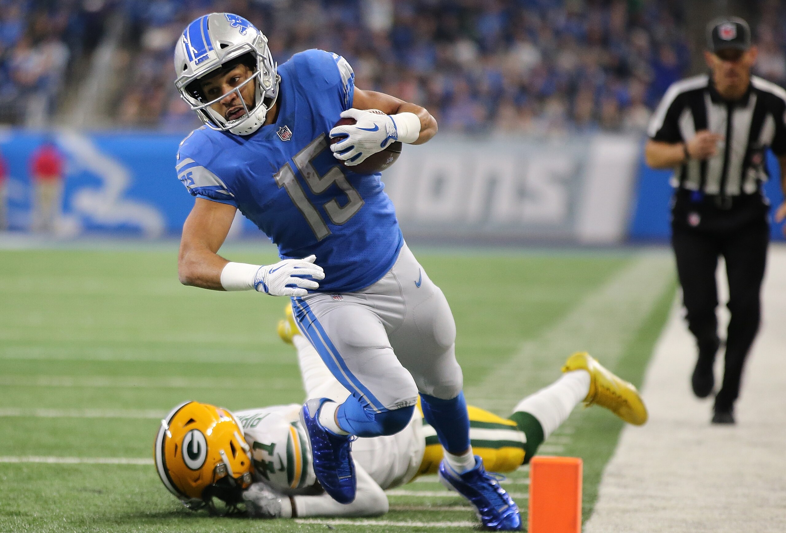 WR Golden Tate is a steady standout in Detroit's offense.