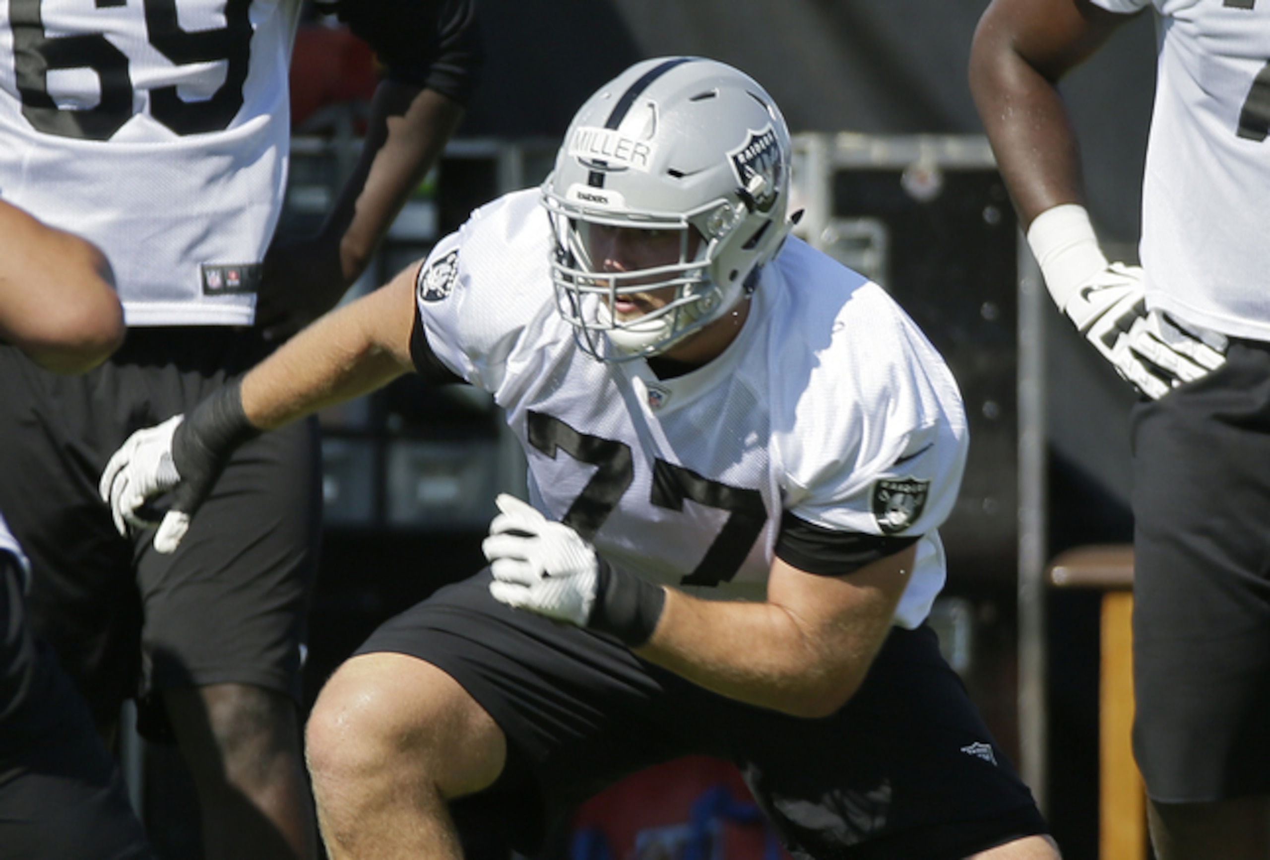Oakland Raiders offensive tackle Kolton Miller