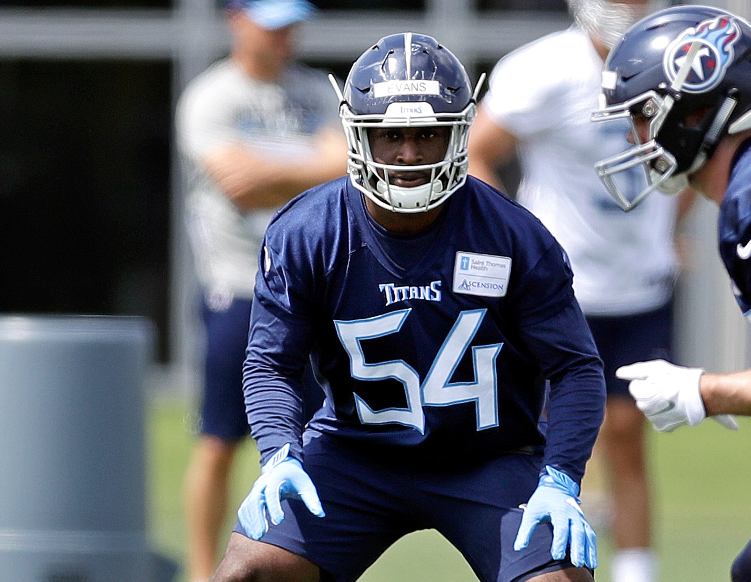 Tennessee Titans linebacker Rashaan Evans
