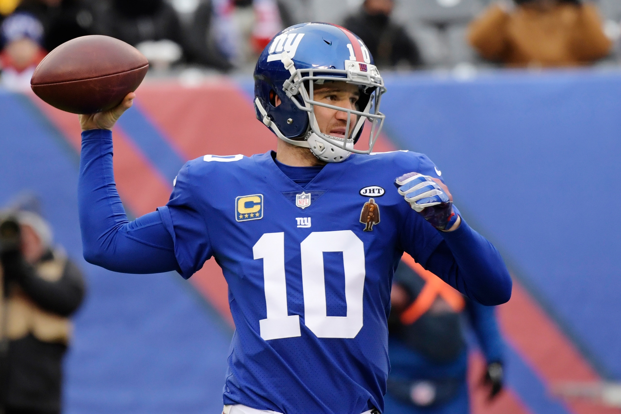 The addition of Saquon Barkley and return of Odell Beckham makes Manning a sneaky, late pick.