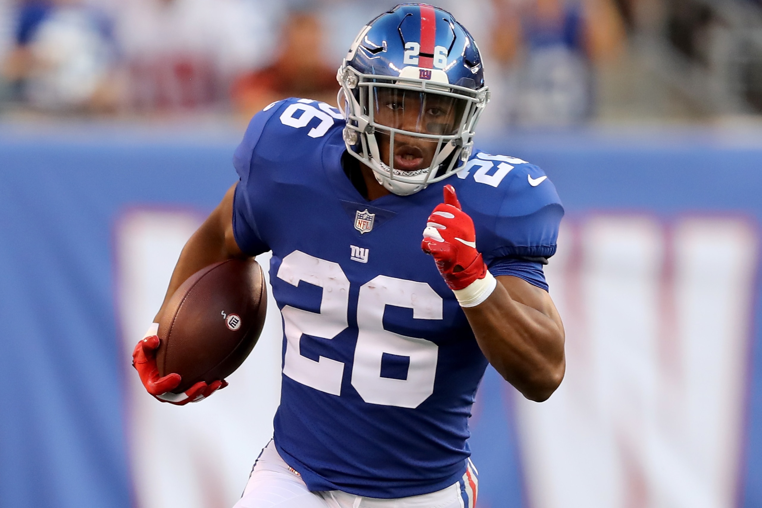 It's Saquon Barkey and then everyone else when it comes to the rookies.