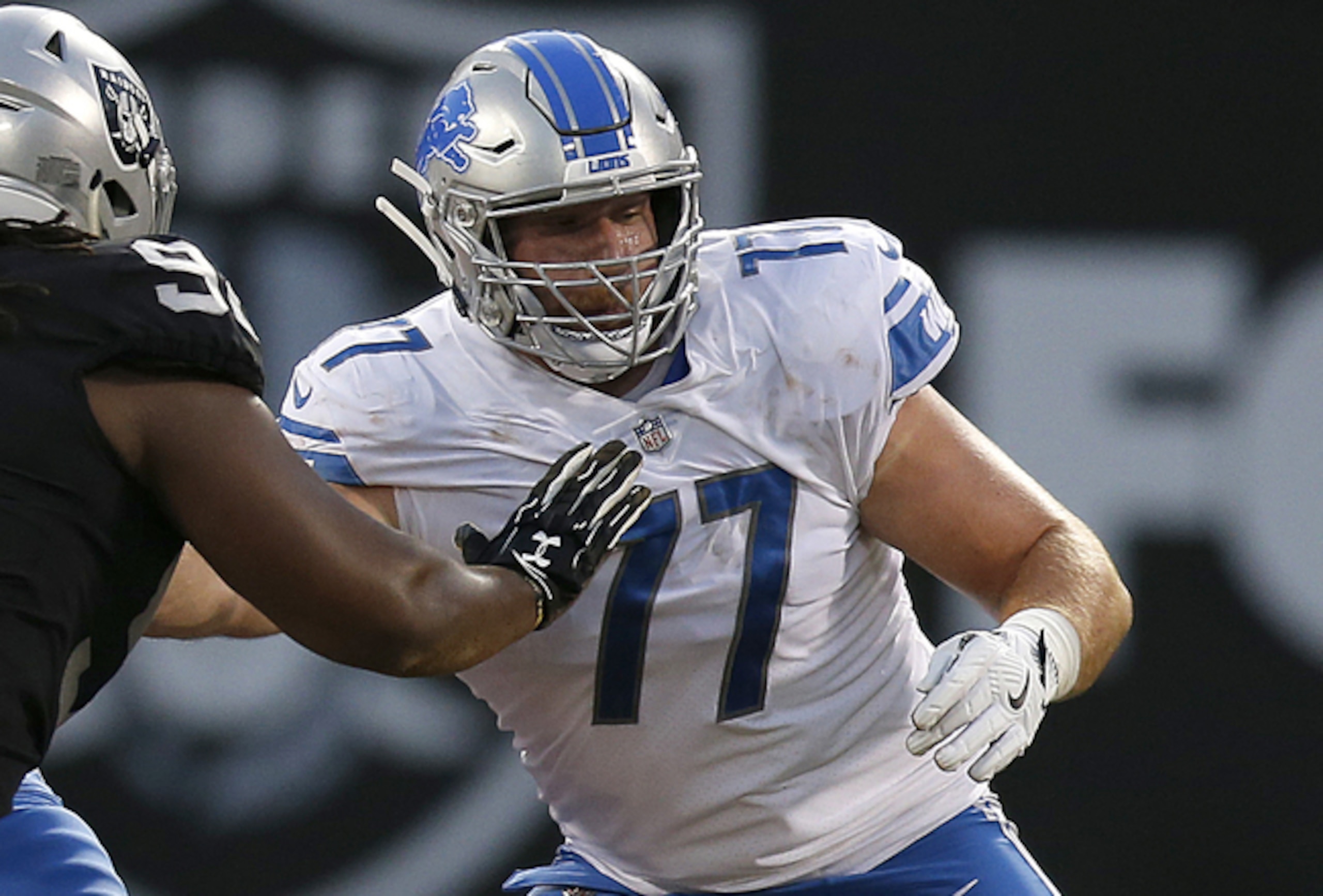 Detroit Lions offensive lineman Frank Ragnow