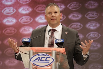 Head coach Justin Fuente