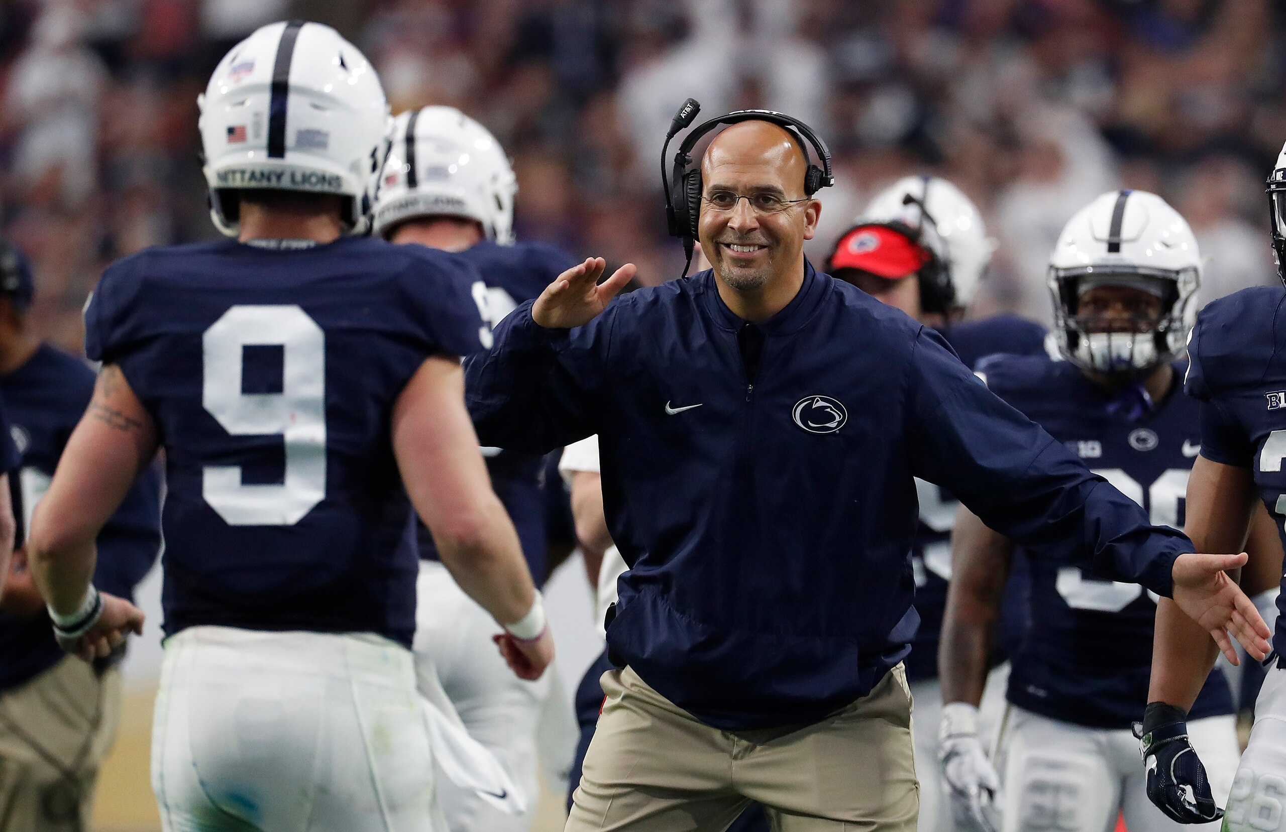 James Franklin and Trace McSorley (9)