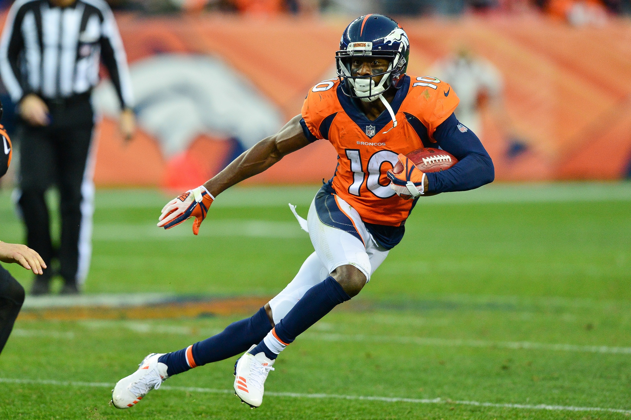 Case Keenum should provide a boost to Emmanuel Sanders' fantasy value.