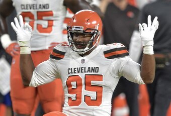 Cleveland Browns defensive end Myles Garrett