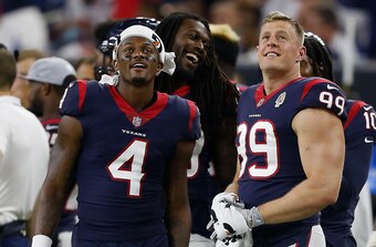 A healthy Deshaun Watson and J.J. Watt should be ready to go Week 1.