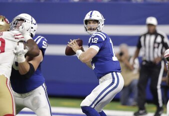 Andrew Luck completed 80 percent of his passes in his third preseason game.