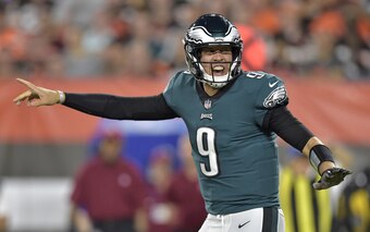 Nick Foles has a 48.7 QB rating this preseason.