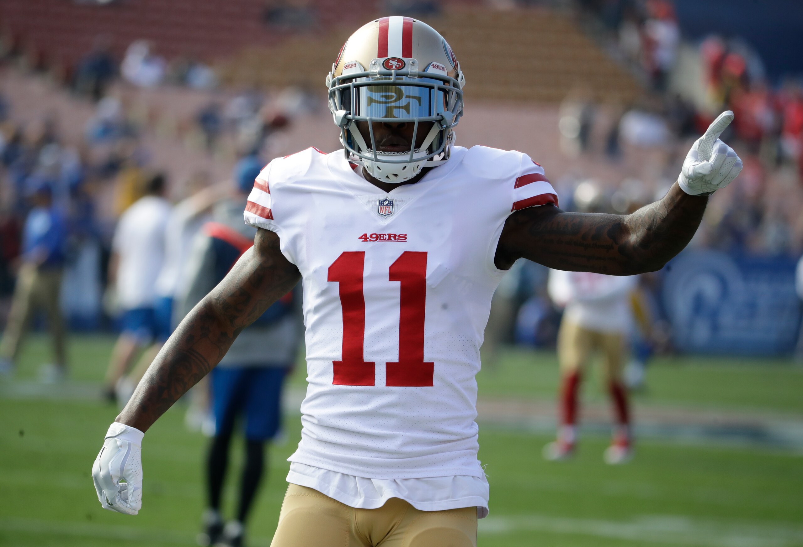 Marquise Goodwin should pick up right where he left off in 2017. Marquise Goodwin should pick up right where he left off in 2017.