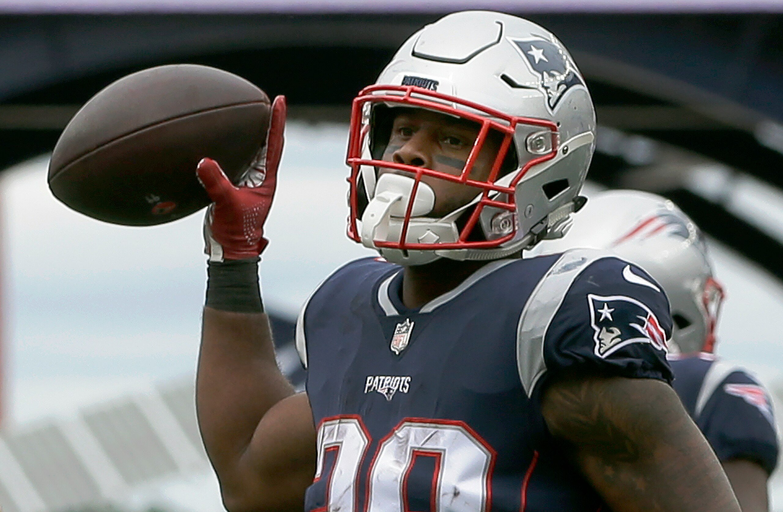 James White remains the top receiver in New England's backfield. James White remains the top receiver in New England's backfield.