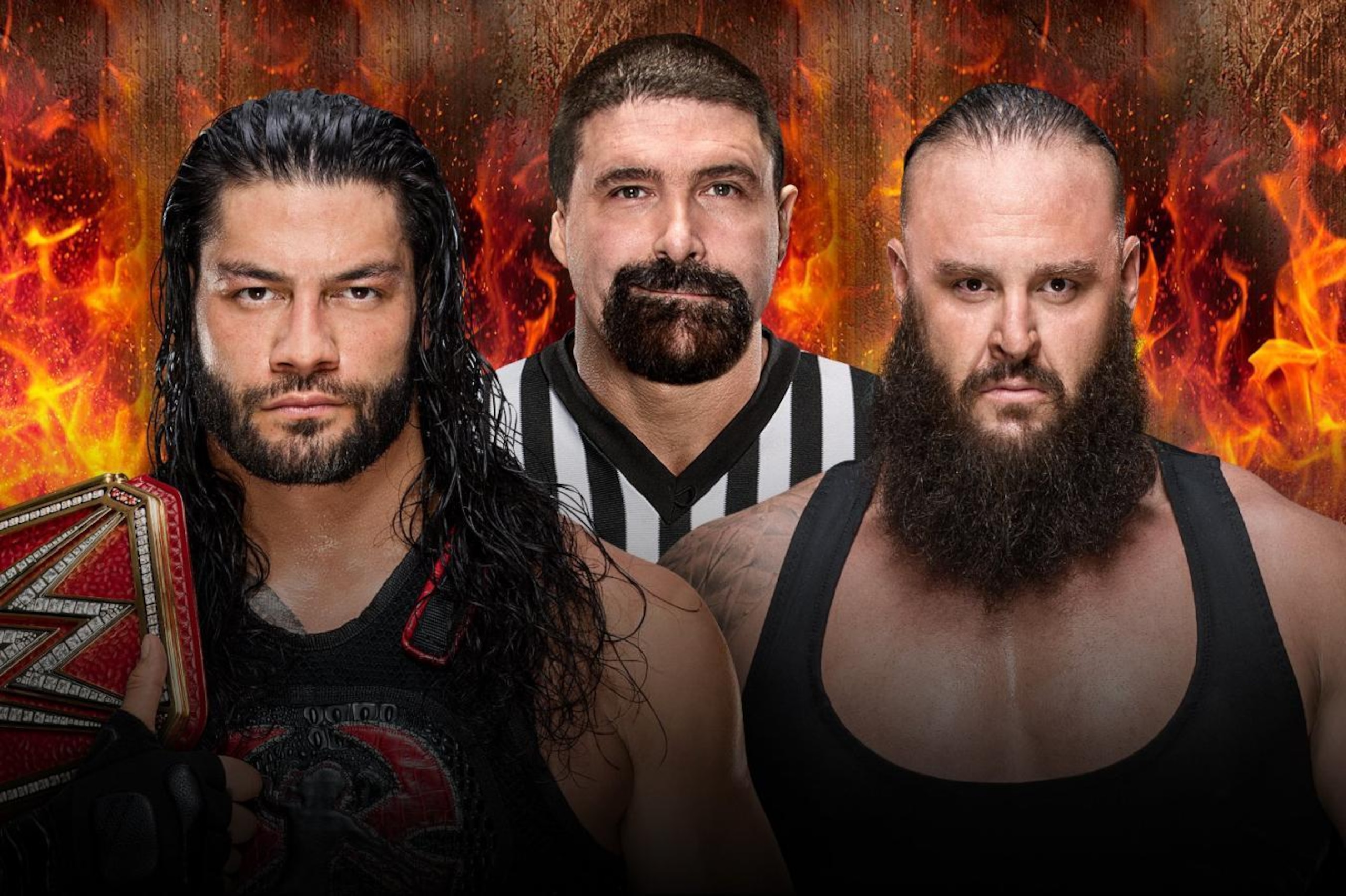 Mick Foley will officiate Roman Reigns vs. Braun Strowman inside Hell in a Cell. Mick Foley will officiate Roman Reigns vs. Braun Strowman inside Hell in a Cell.