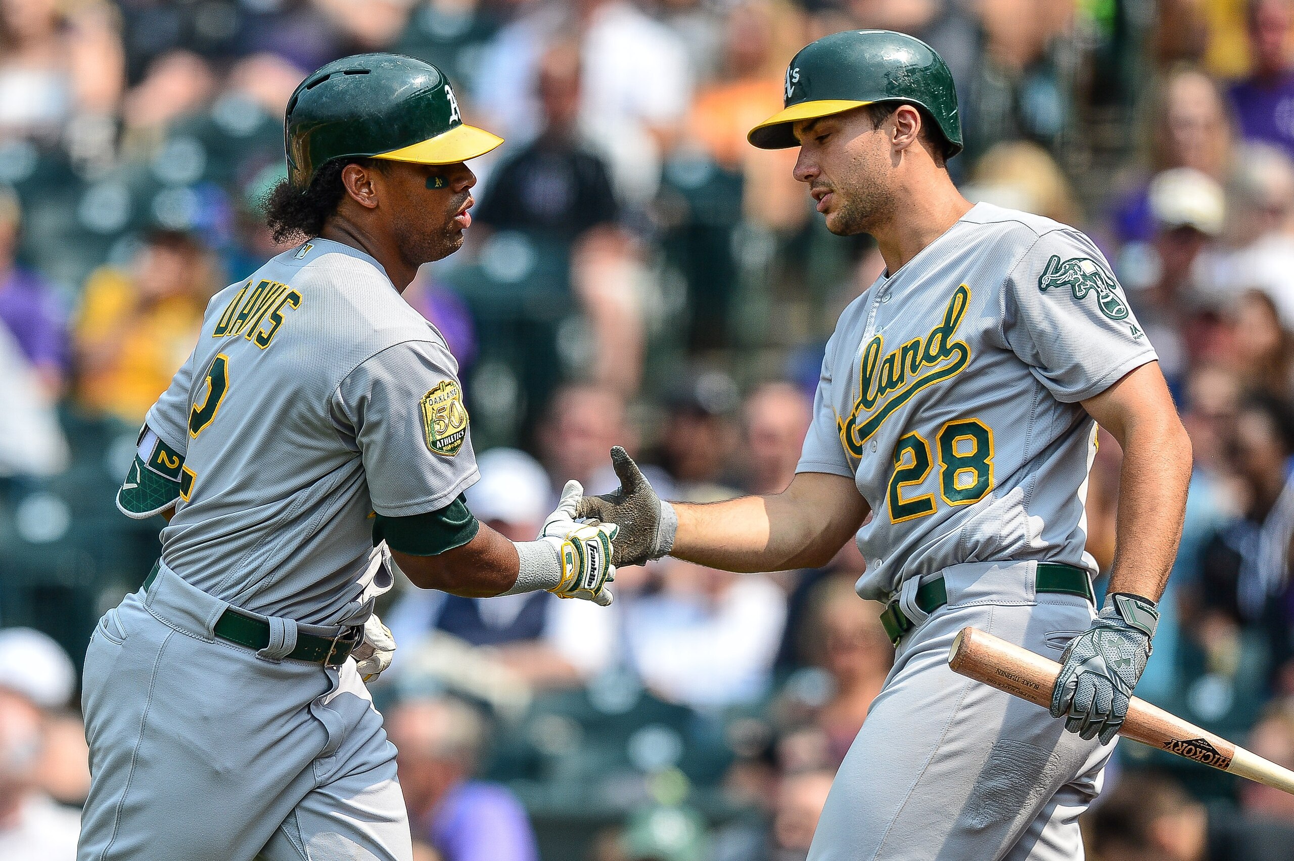 Khris Davis and Matt Olson