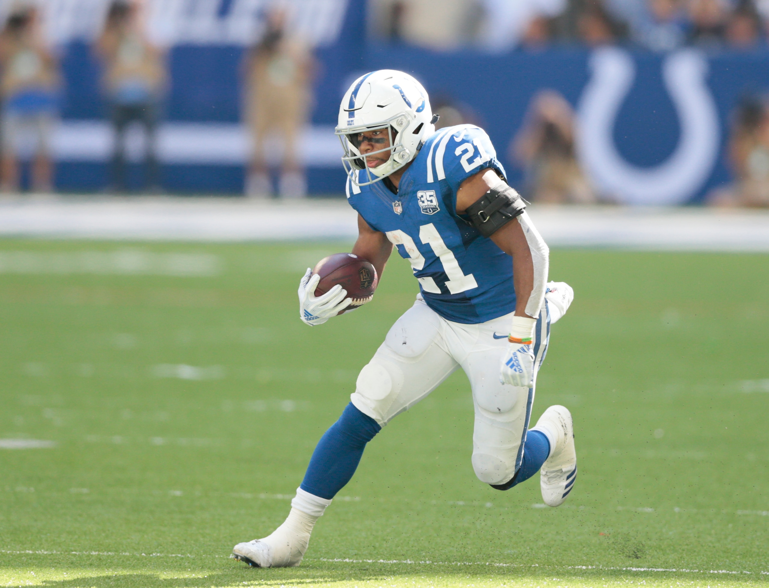 Nyheim Hines has been the best of a bad Colts backfield.