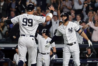Aaron Judge and Giancarlo Stanton