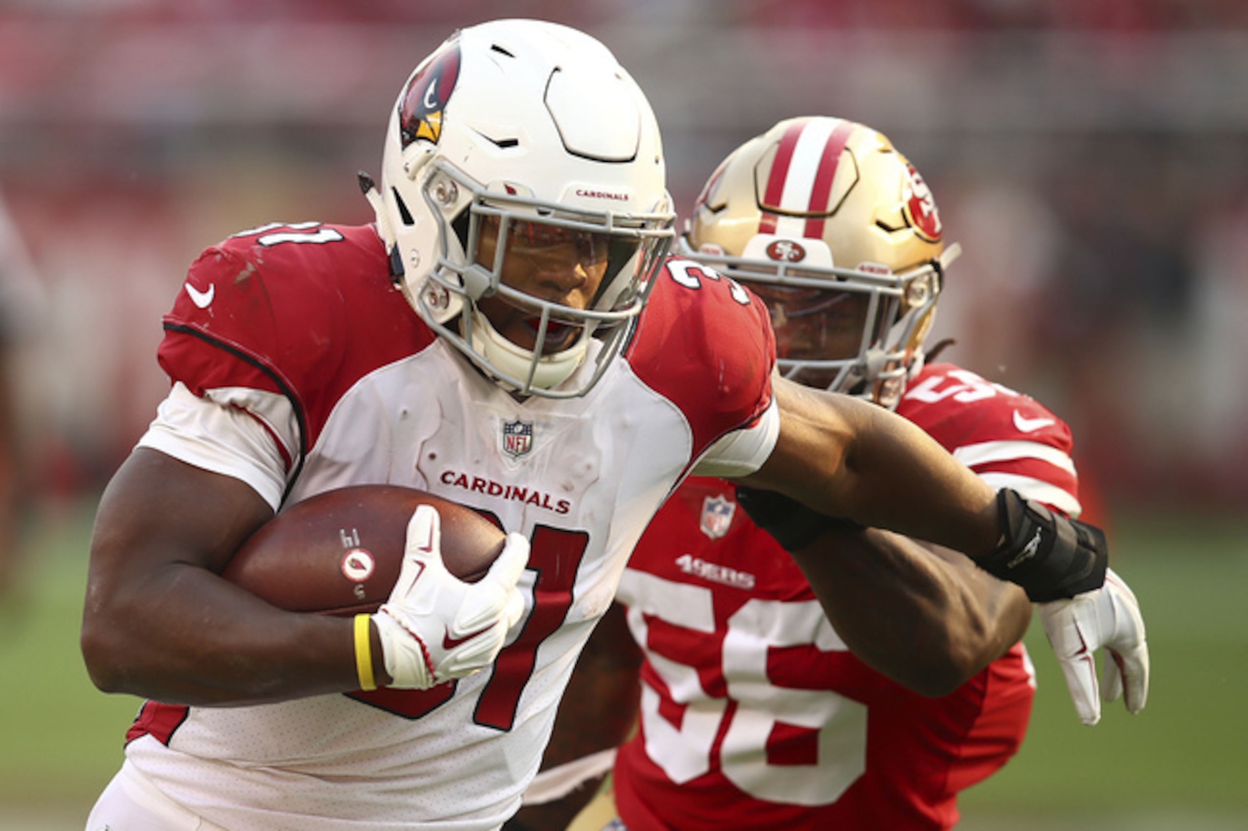 How long can David Johnson keep up his touchdown production?