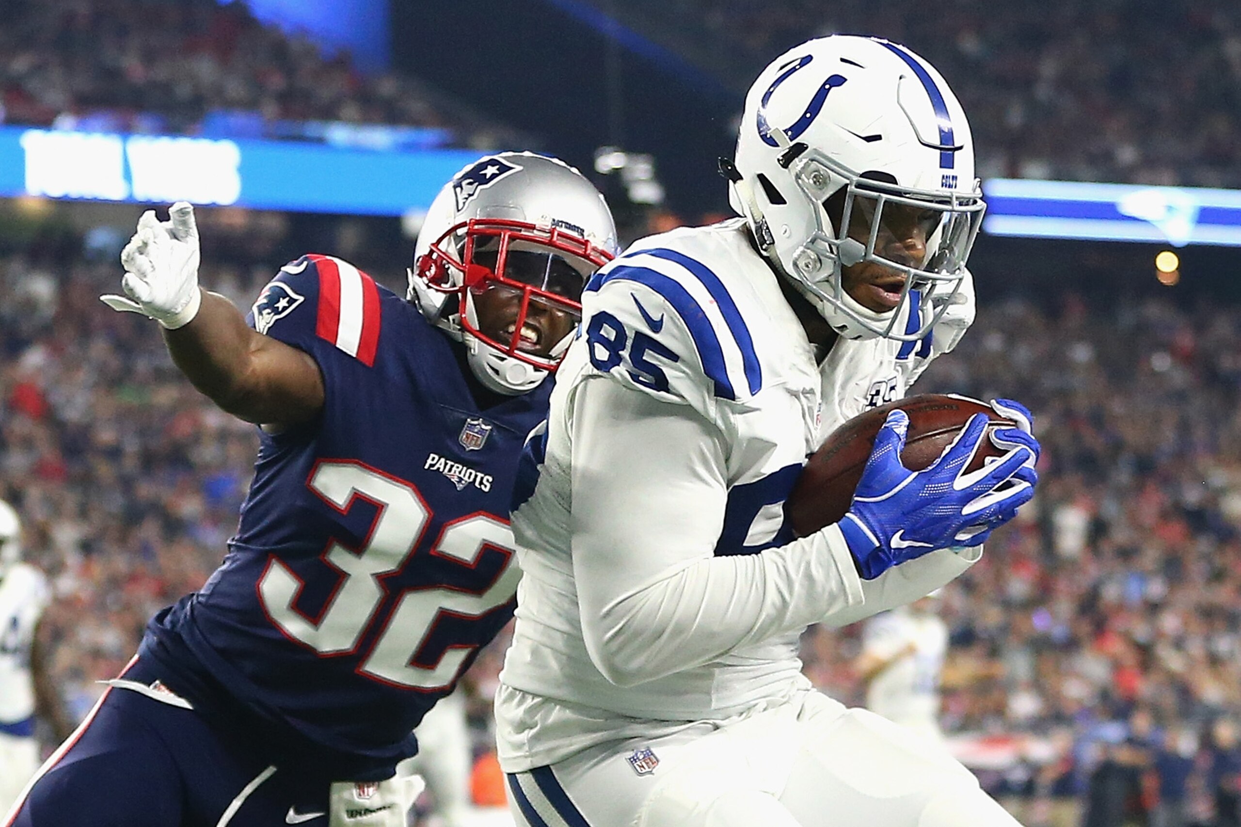 Eric Ebron has quickly become a trusted target of Andrew Luck.