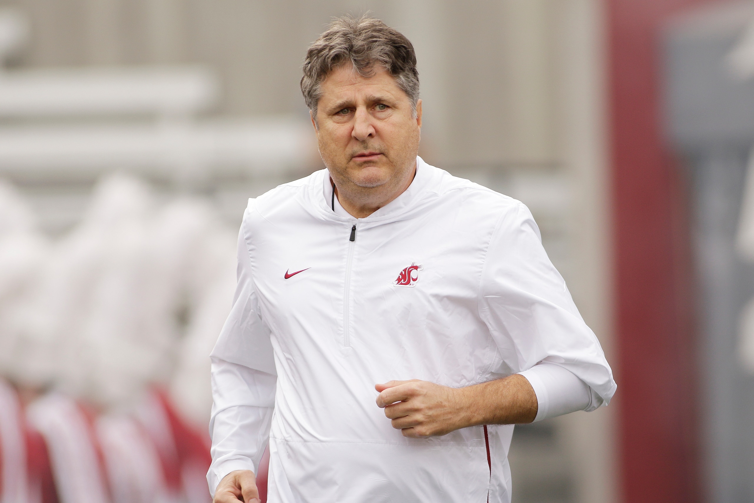 Washington State head coach Mike Leach
