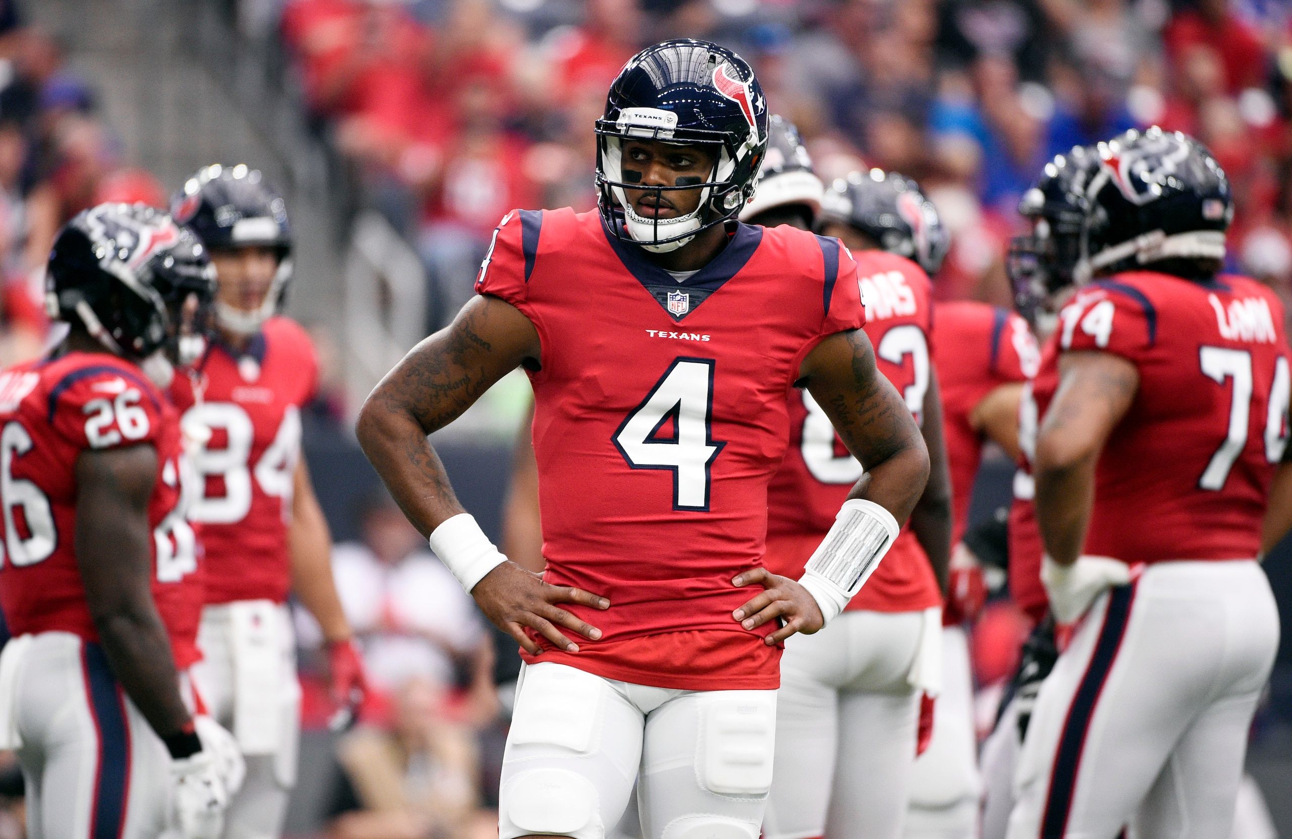 Deshaun Watson has taken a beating this year.
