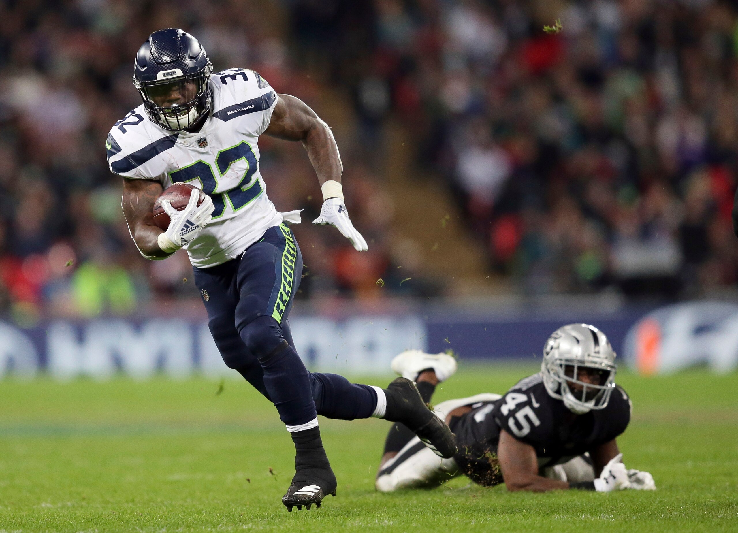 Chris Carson might be out in front, but things are far from settled in Seattle.