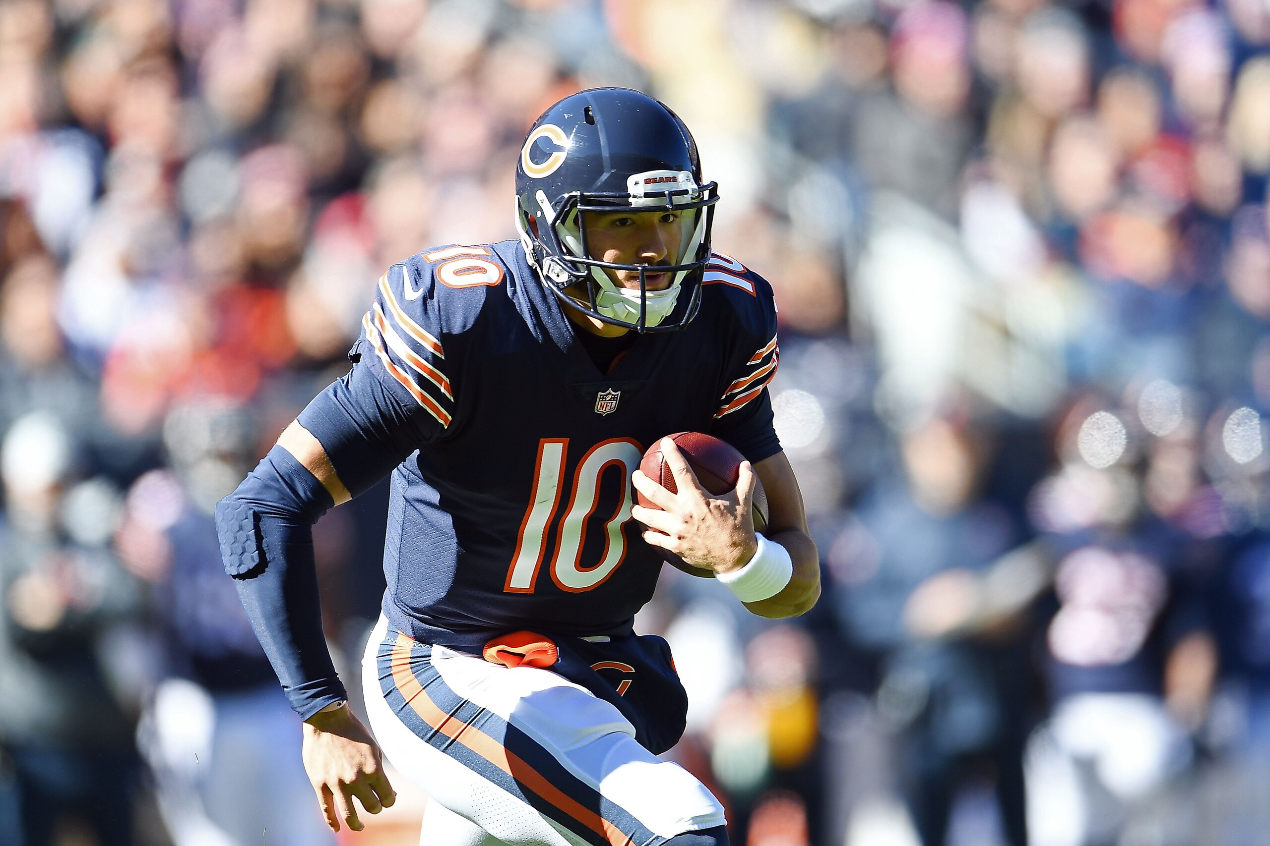 Mitchell Trubisky's legs have been a big part of his fantasy value.