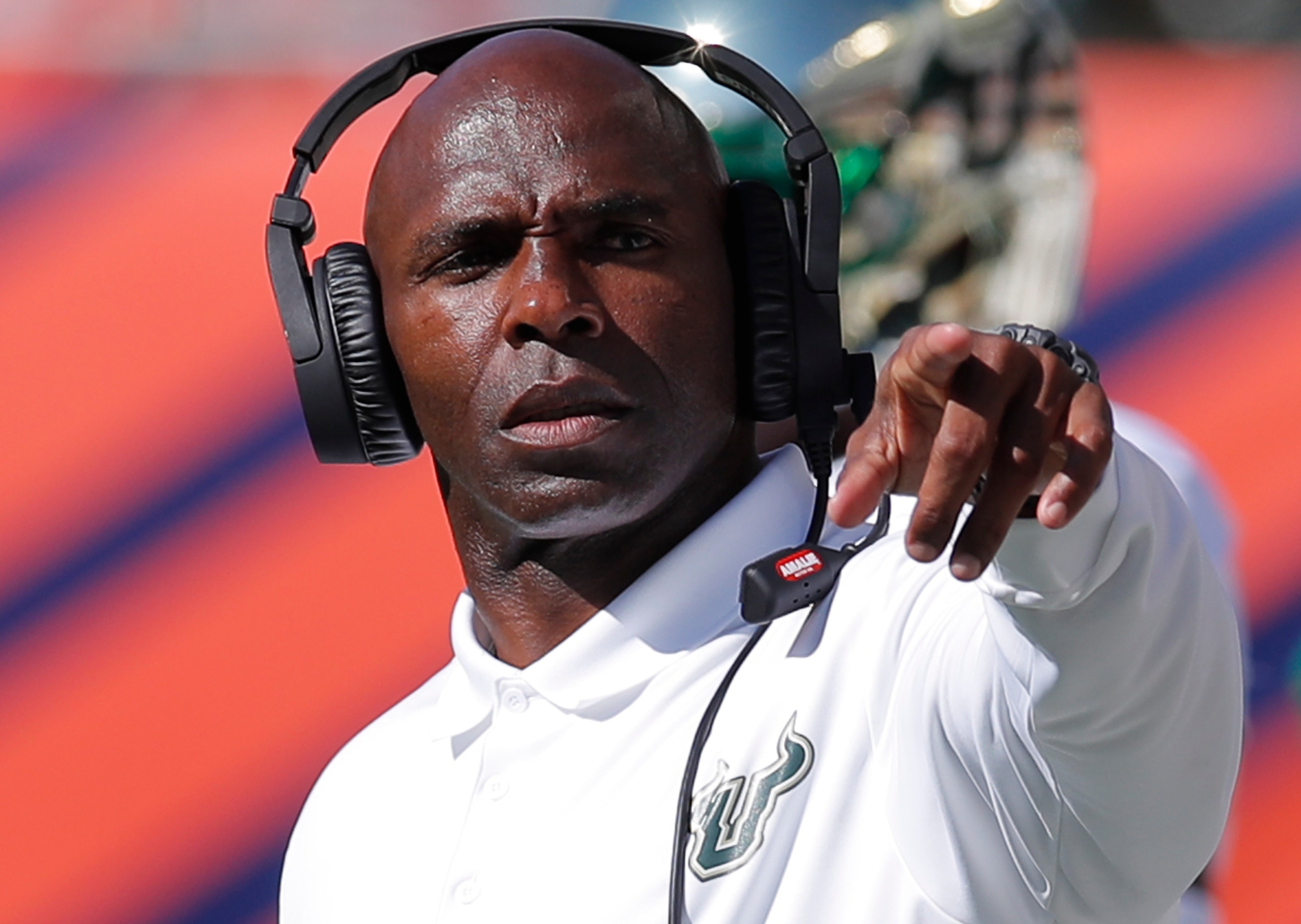 South Florida head coach Charlie Strong