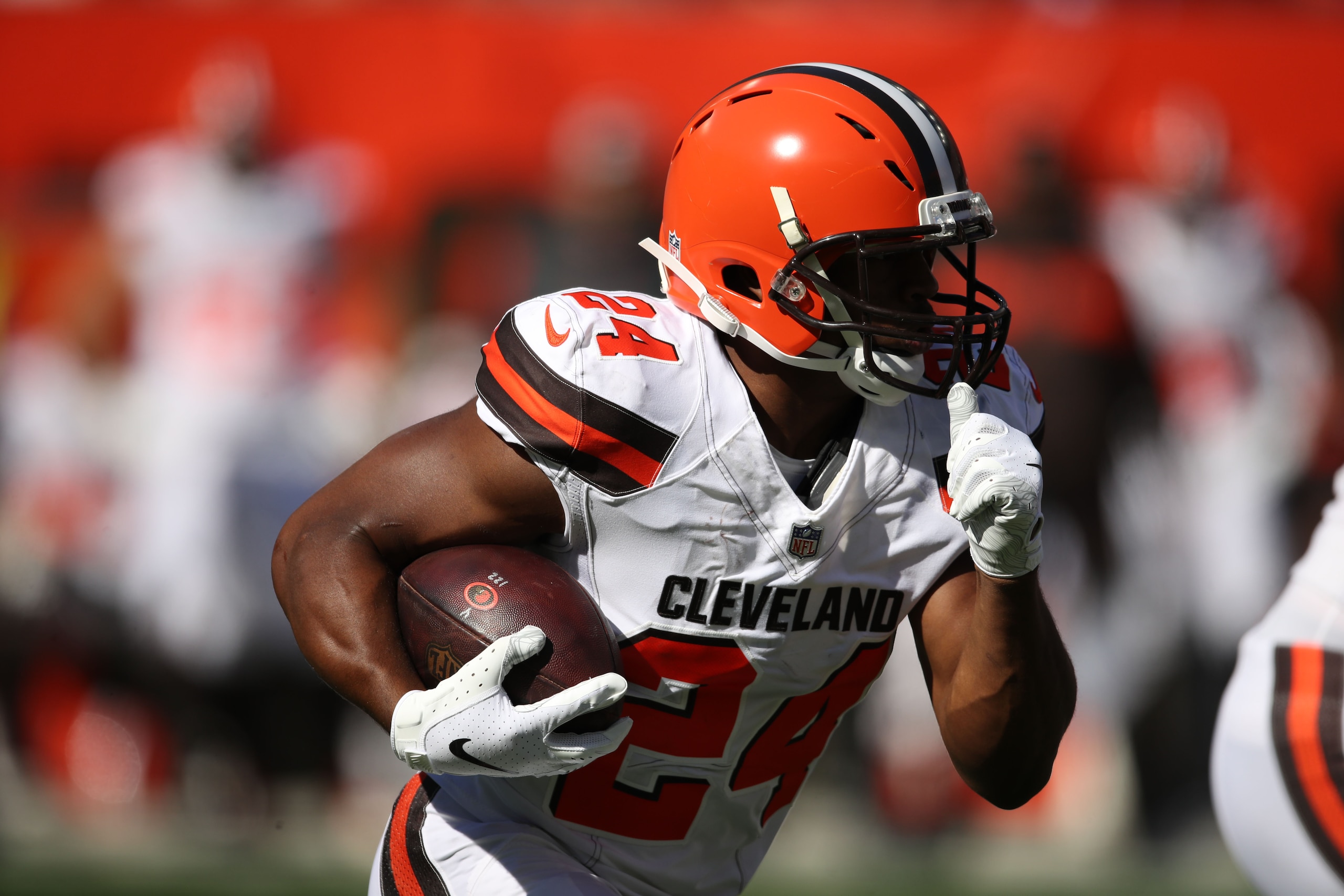 Nick Chubb passed his first test leading the Browns backfield.