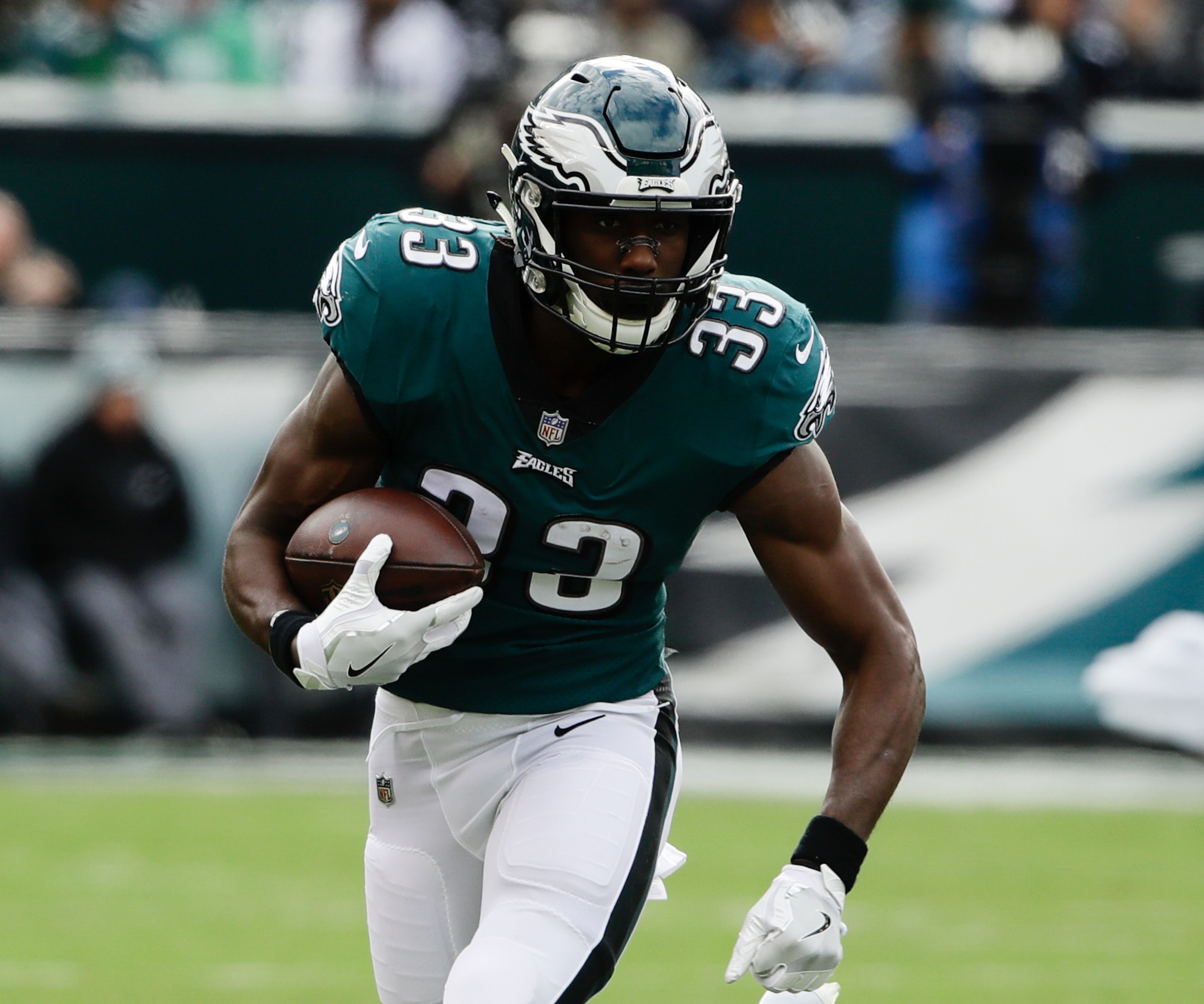 Josh Adams became the latest player to lead the Eagles in rushing.
