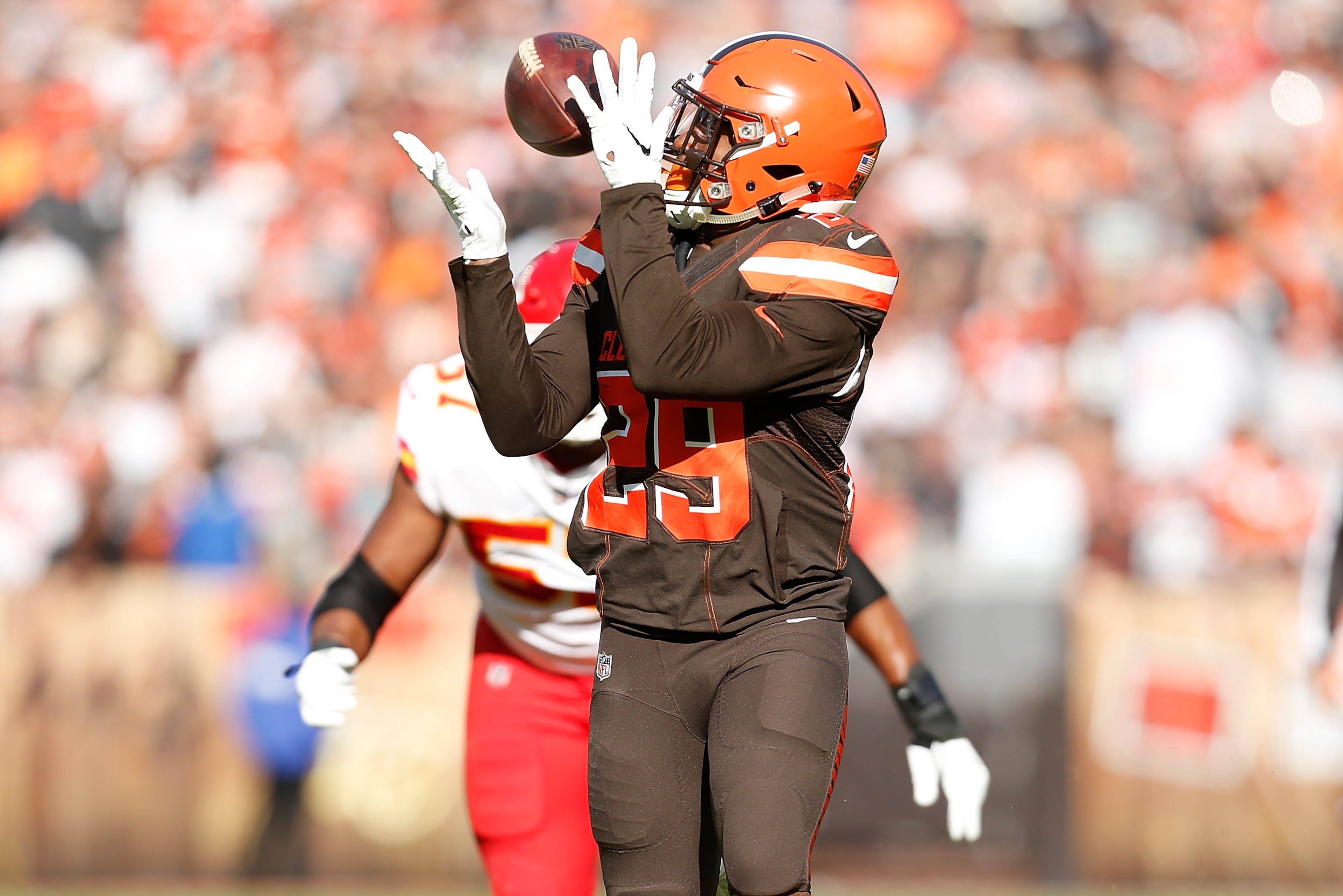 The Browns got a big game out of Duke Johnson in Week 9.