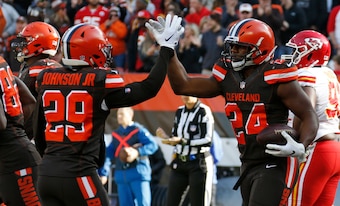 The combination of Duke Johnson and Nick Chubb looks promising.