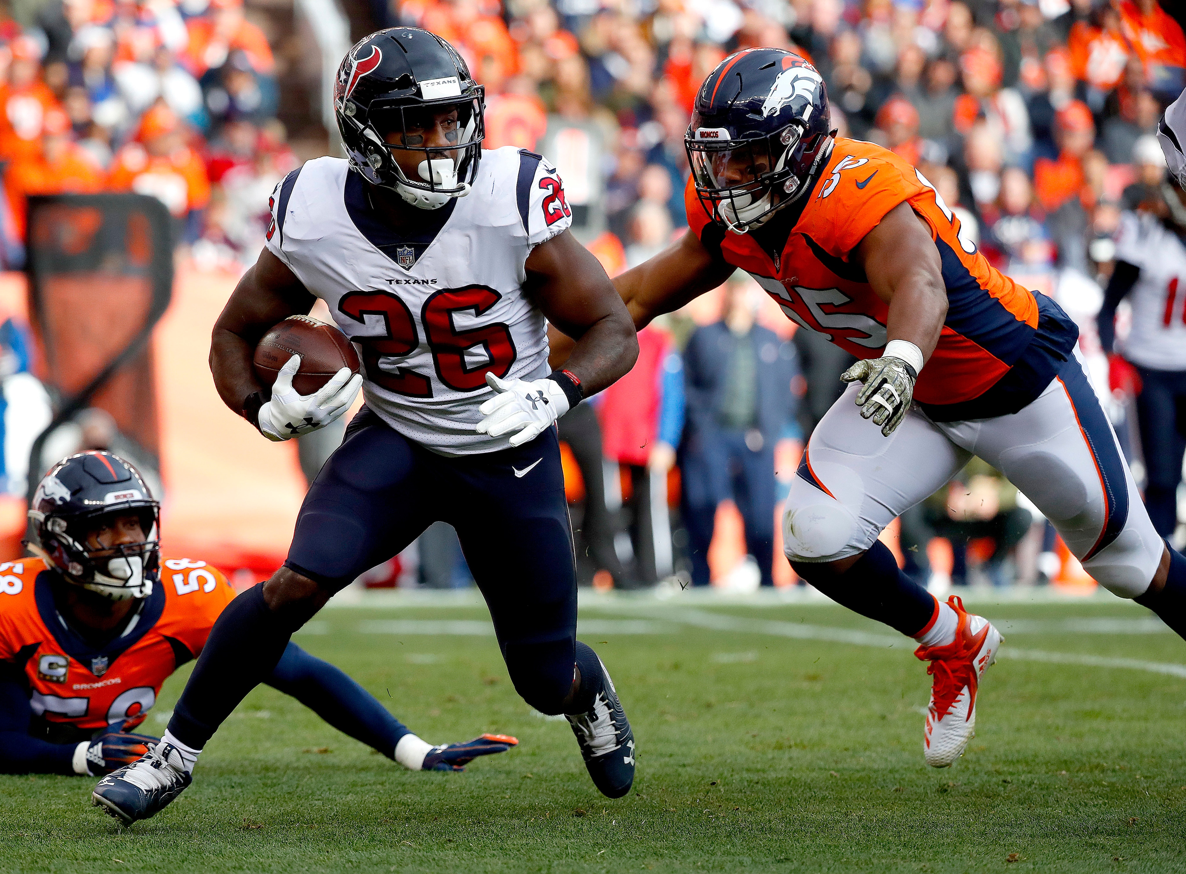 Lamar Miller cooled off in a big way in Denver.