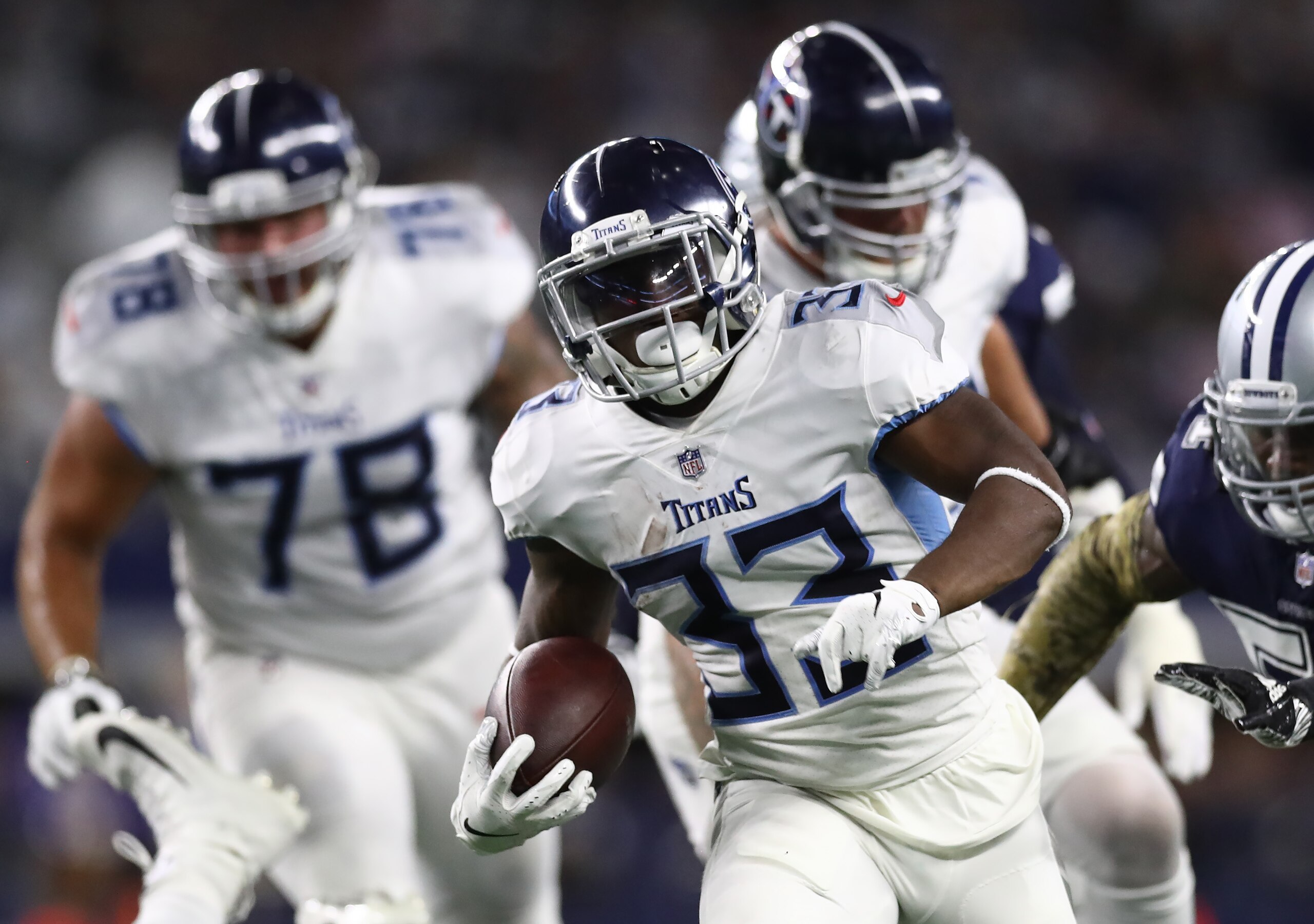It's taken a while, the Titans are finally featuring Dion Lewis. It's taken a while, the Titans are finally featuring Dion Lewis.