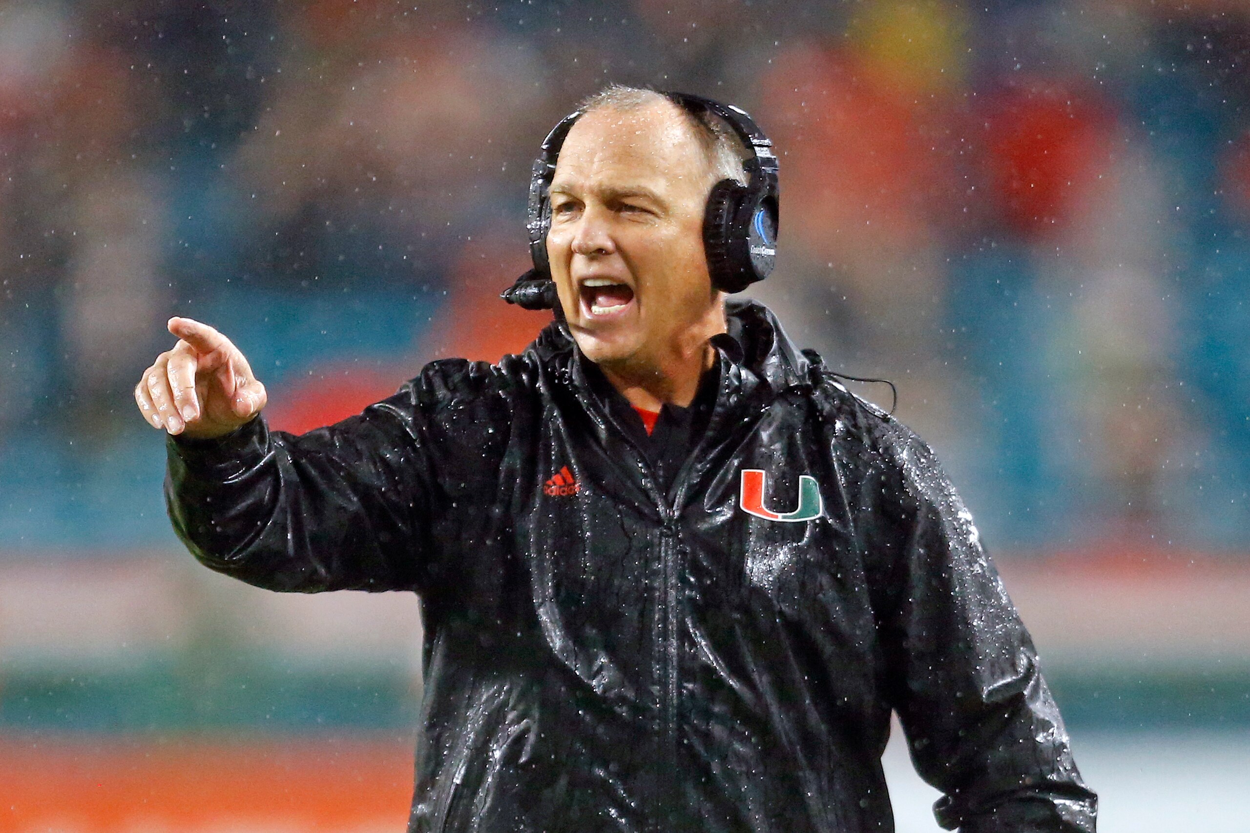 Miami head coach Mark Richt