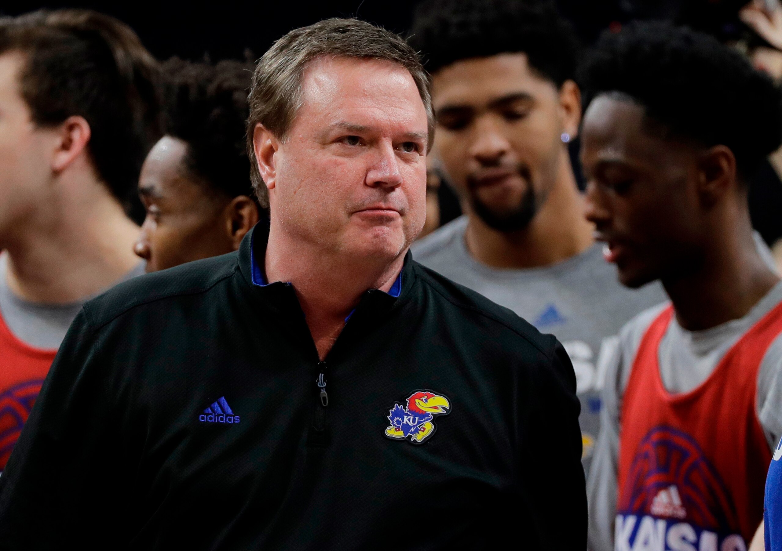 Kansas head coach Bill Self Kansas head coach Bill Self