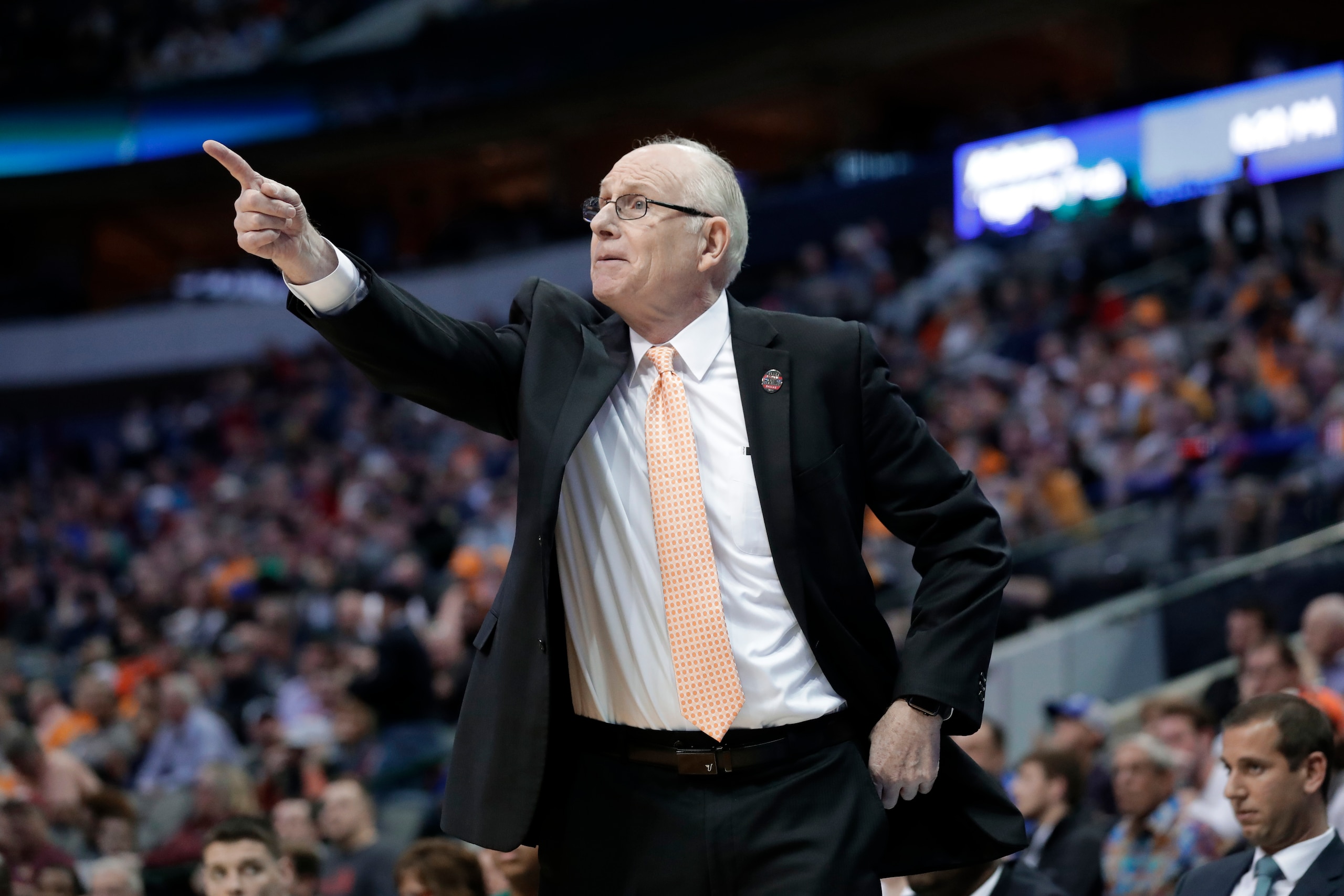 Miami head coach Jim Larranaga Miami head coach Jim Larranaga