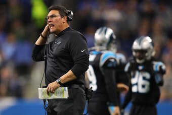 Carolina Panthers head coach Ron Rivera