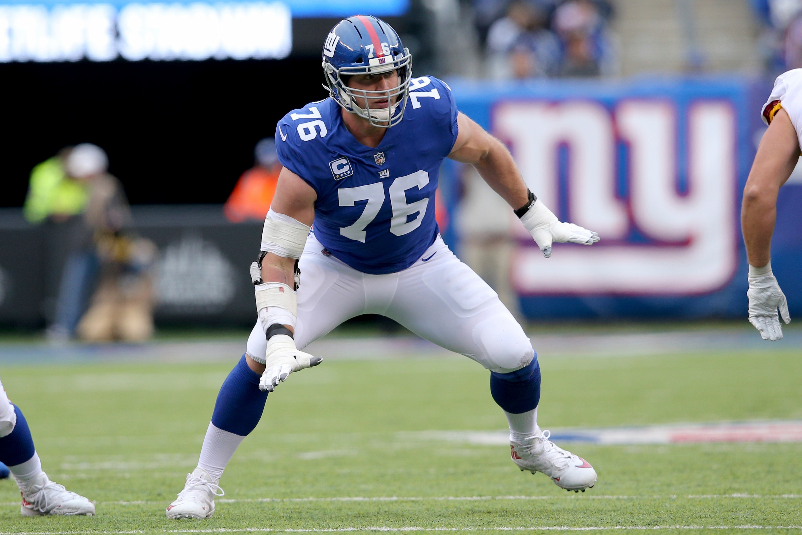 Left tackle Nate Solder