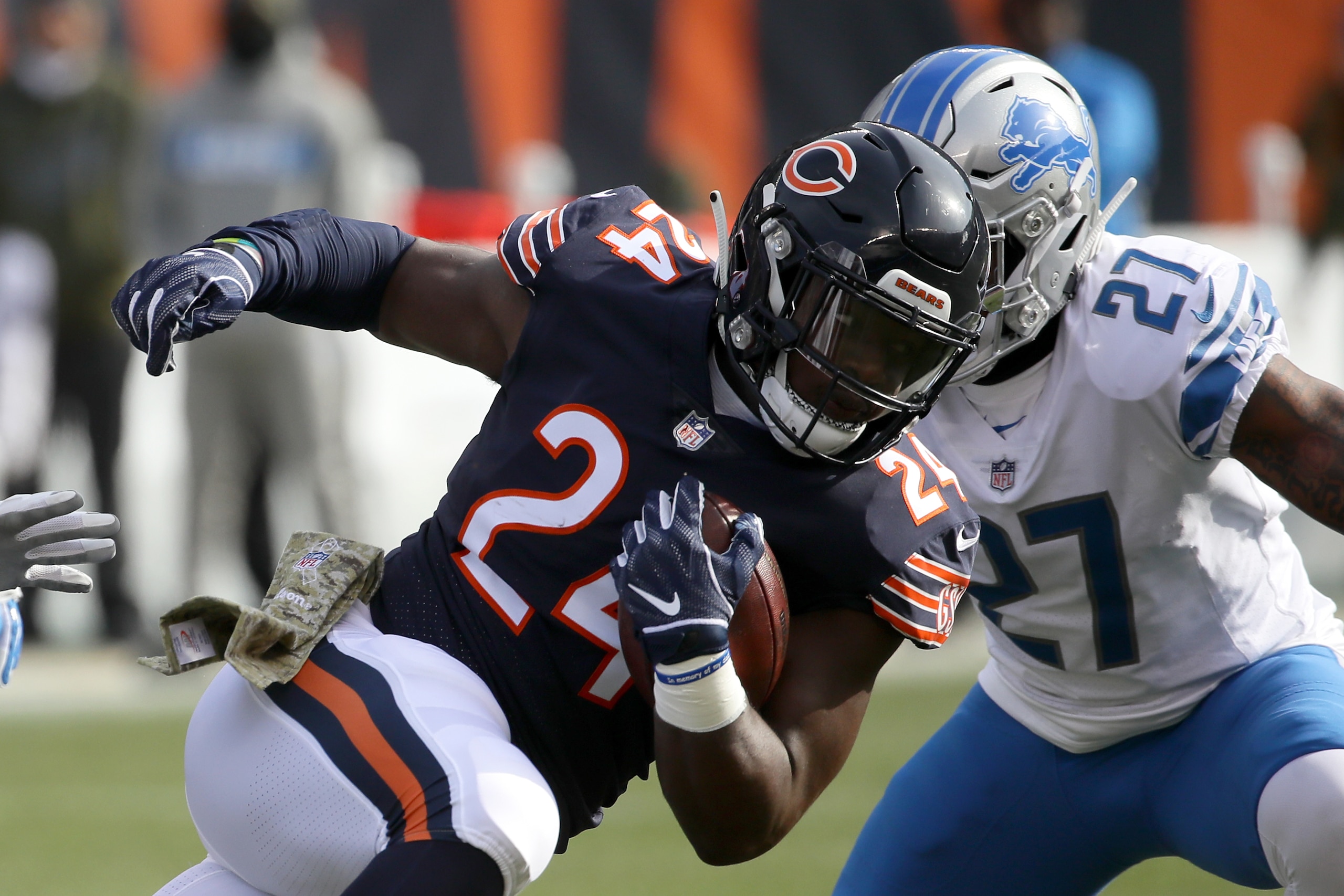 Even with a healthy lead, Jordan Howard didn't get much volume. Even with a healthy lead, Jordan Howard didn't get much volume.