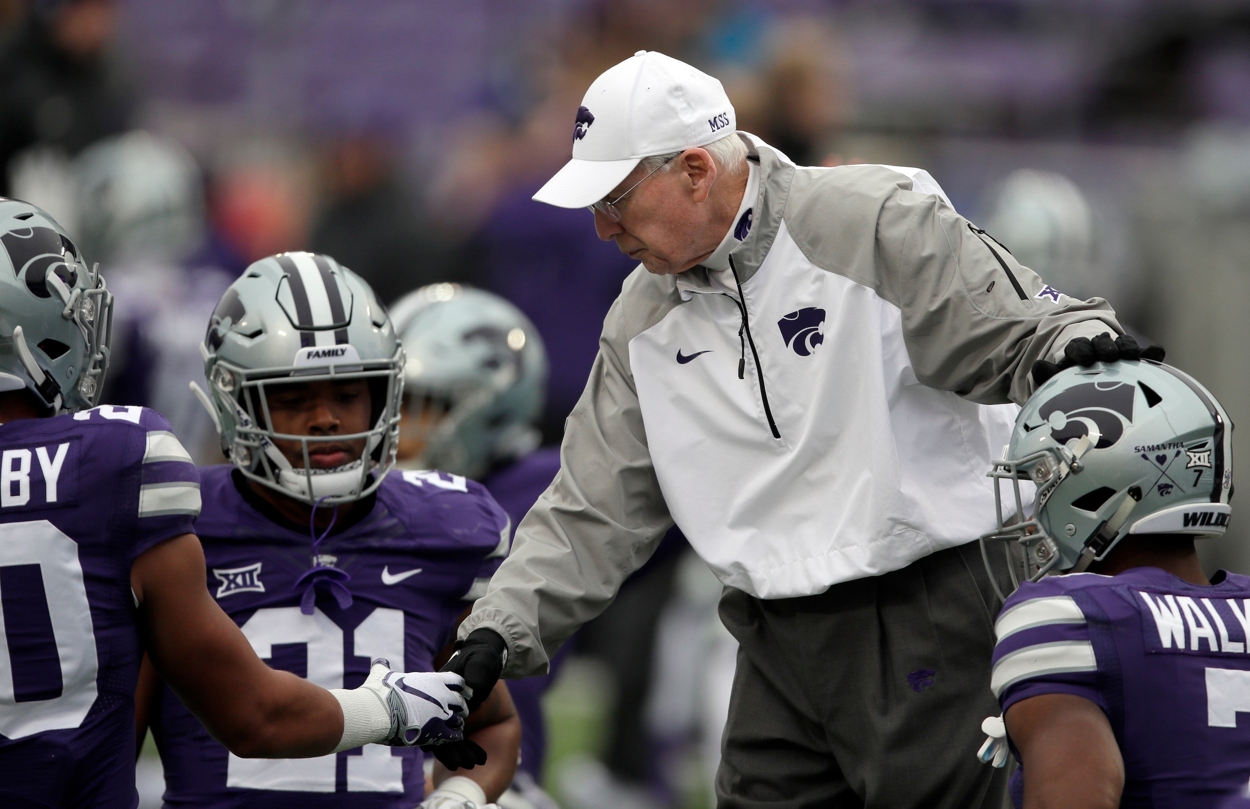 Kansas State head coach Bill Snyder