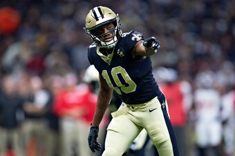 If he's healthy enough to play, it could be another productive week for Tre'Quan Smith.