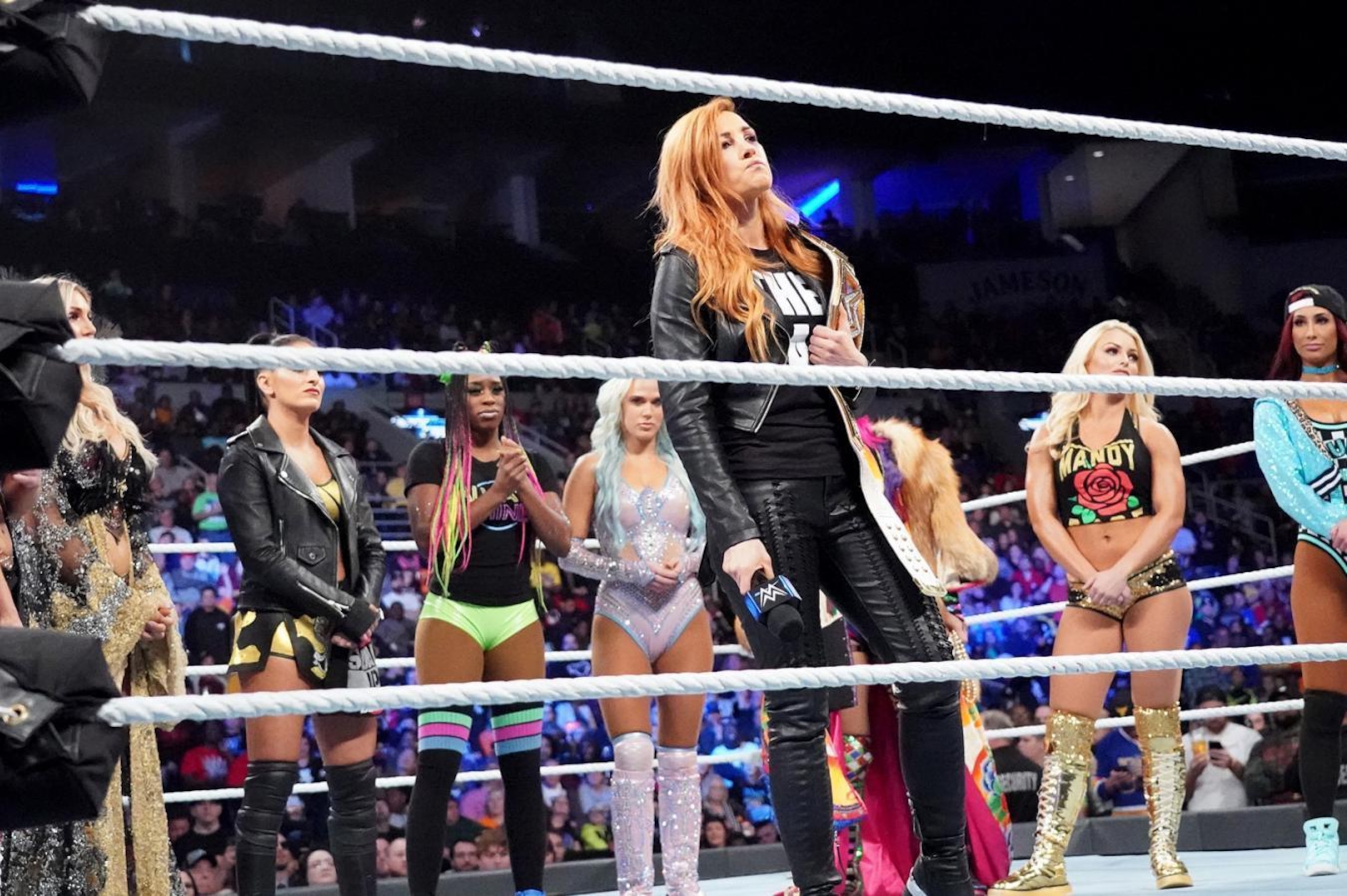 Becky Lynch and the SmackDown women's division.