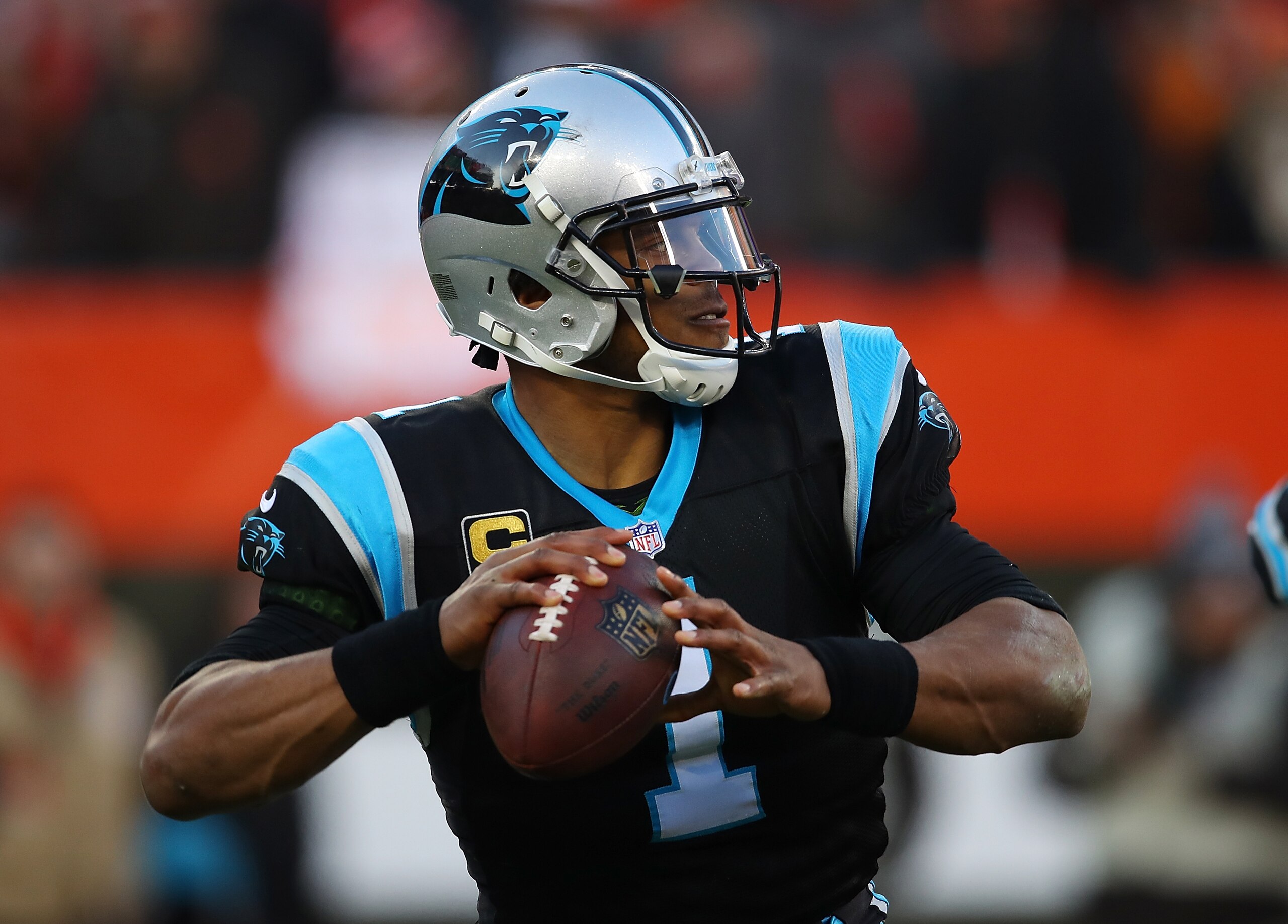 Cam Newton has been playing through a shoulder injury. Cam Newton has been playing through a shoulder injury.